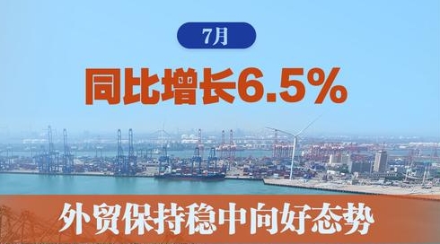 增長(cháng)6.2%，前7個(gè)月我國外貿保持穩中向好態(tài)勢